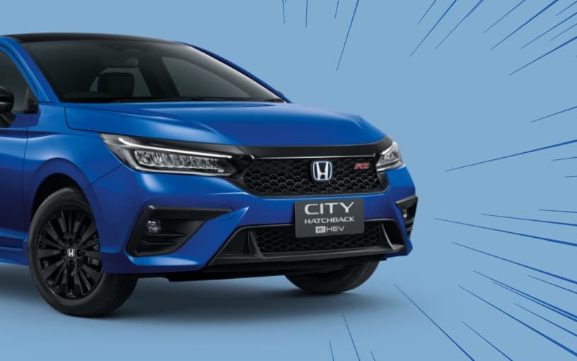 กันชนหน้าและกระจังหน้า ดีไซน์สปอร์ตแบบ RS พร้อมไฟหน้าแบบ LED